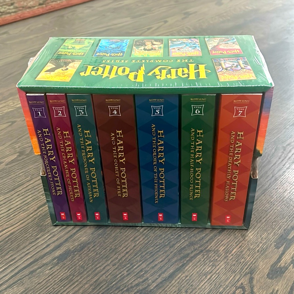 NEW unopened HARRY POTTER box set books 1-6.  Sealed in plastic